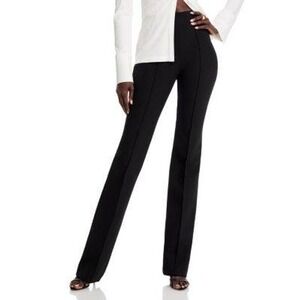 A.L.C. Brooks Pant High Waisted Side Zip Womens 4 Black Career Polished NWT